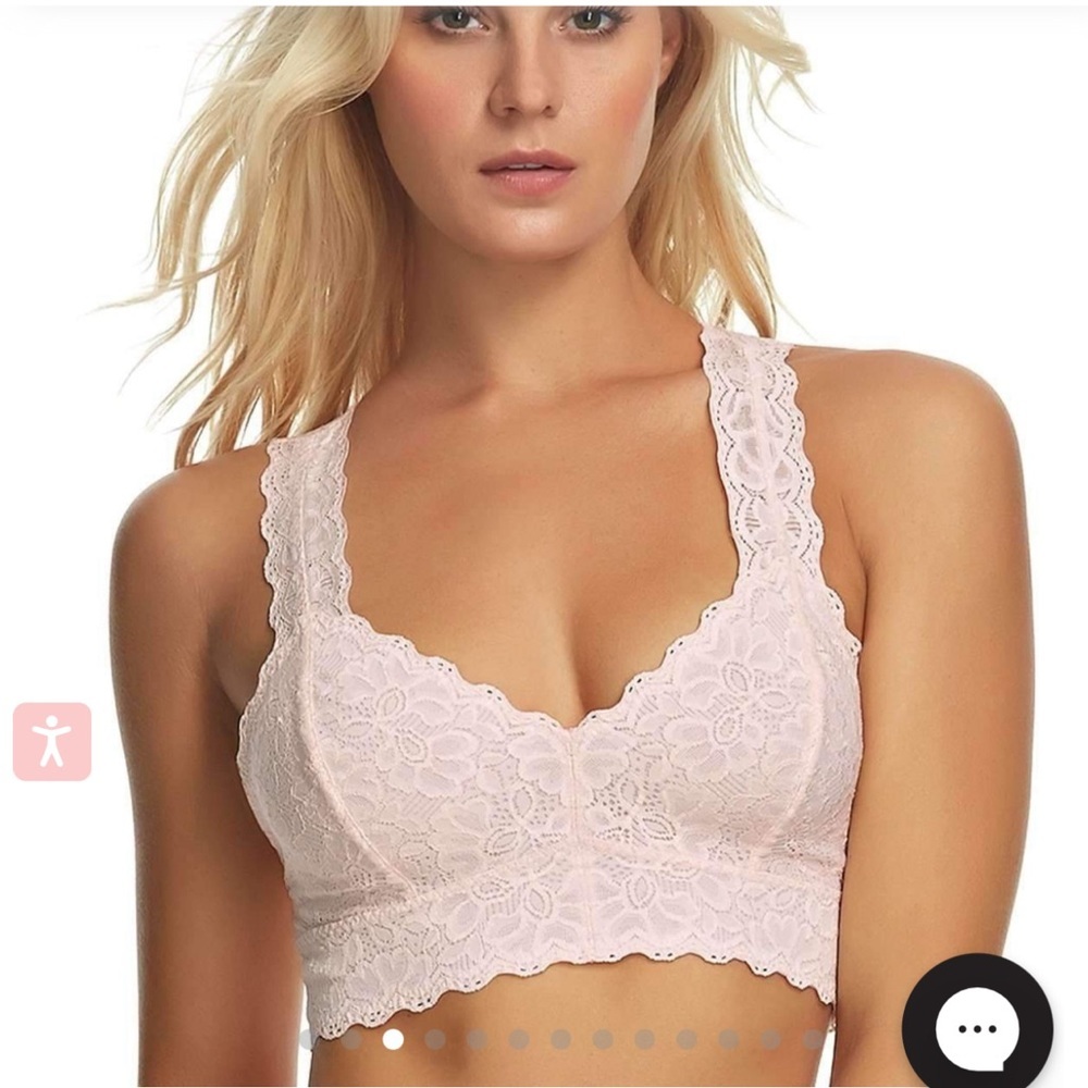 Lace Bralette - Light Pink Women's Intimates